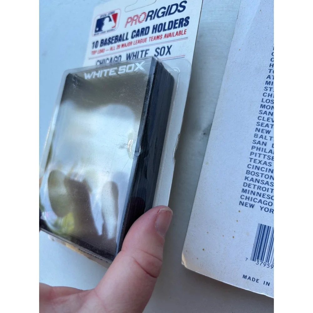 ProRigids Chicago White Sox Baseball Card‎ Holders 10 Pack MLB Top Load Lot of 2